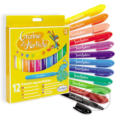 Spoločenská hra: Akvarelové farbičky 12ks (SentoSphére). SentoSphére, 2019 Spoločenská hra: Akvarelové farbičky 12ks (SentoSphére). SentoSphére, 2019