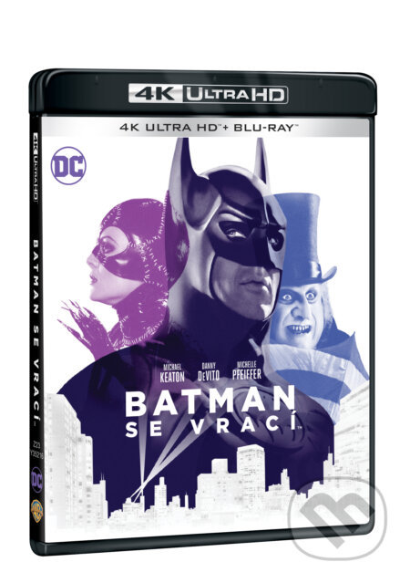Film: Batman se vrací Ultra HD Blu-ray (Tim Burton) (UltraHDBlu-ray). Magicbox, 2019 Film: Batman se vrací Ultra HD Blu-ray (Tim Burton) (UltraHDBlu-ray). Magicbox, 2019