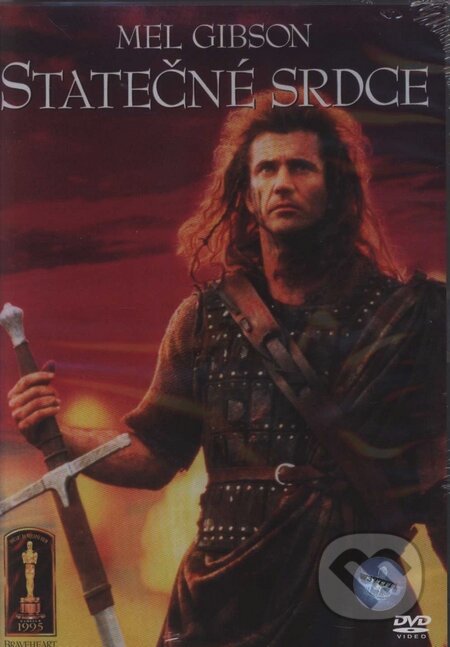 Film: Statočné srdce (Mel Gibson) (DVD). Bonton Film, 1995 Film: Statočné srdce (Mel Gibson) (DVD). Bonton Film, 1995