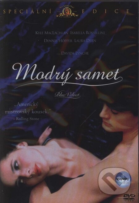 Film: Modrý zamat (David Lynch) (DVD). Bonton Film, 1986 Film: Modrý zamat (David Lynch) (DVD). Bonton Film, 1986