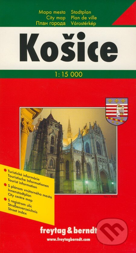 Košice 1:15 000 (freytag&berndt). freytag&berndt Košice 1:15 000 (freytag&berndt). freytag&berndt