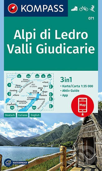Alpi di Ledro - Valli Giudicarie (Kompass). Kompass, 2018 Alpi di Ledro - Valli Giudicarie (Kompass). Kompass, 2018
