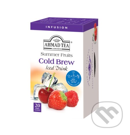 Kávy a čaje: Summer Fruits Cold Brew (AHMAD TEA). AHMAD TEA, 2019 Kávy a čaje: Summer Fruits Cold Brew (AHMAD TEA). AHMAD TEA, 2019