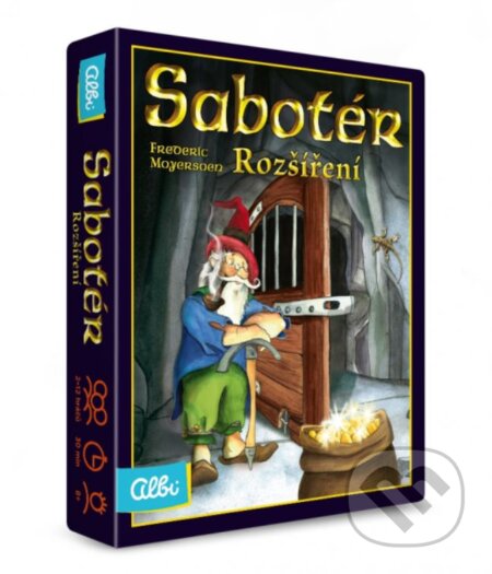 Společenská hra: Sabotér - rozšírenie (Frederic Moyersoen). Albi, 2019 Společenská hra: Sabotér - rozšírenie (Frederic Moyersoen). Albi, 2019