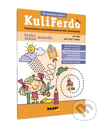Kniha: Kuliferdo - Jemná motorika a grafomotorika (Raabe). Raabe, 2019 Kniha: Kuliferdo - Jemná motorika a grafomotorika (Raabe). Raabe, 2019