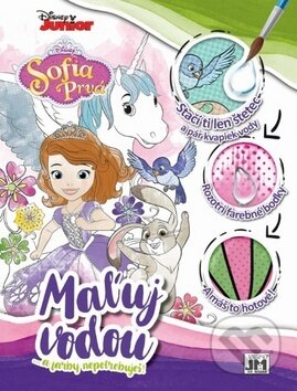 Kniha: Maľuj vodou: Sofia Prvá (Disney). Disney, 2019 Kniha: Maľuj vodou: Sofia Prvá (Disney). Disney, 2019