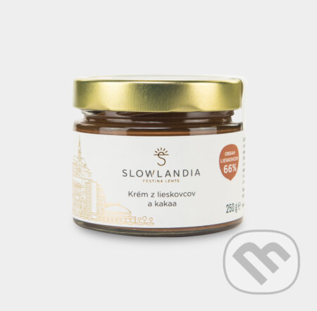 Slowtella Lieskovcovo-kakaový krém (Slowlandia). Slowlandia, 2019 Slowtella Lieskovcovo-kakaový krém (Slowlandia). Slowlandia, 2019