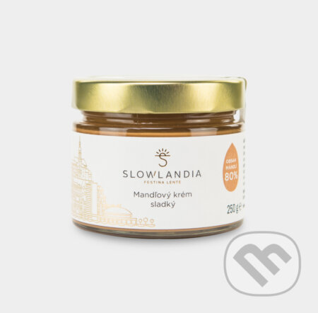 Mandľový krém jemne sladký (Slowlandia). Slowlandia, 2019 Mandľový krém jemne sladký (Slowlandia). Slowlandia, 2019