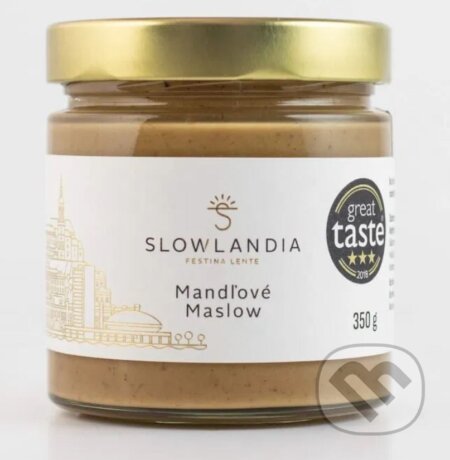 Kávy a čaje: Mandľové maslo natural (Slowlandia). Slowlandia, 2019 Kávy a čaje: Mandľové maslo natural (Slowlandia). Slowlandia, 2019