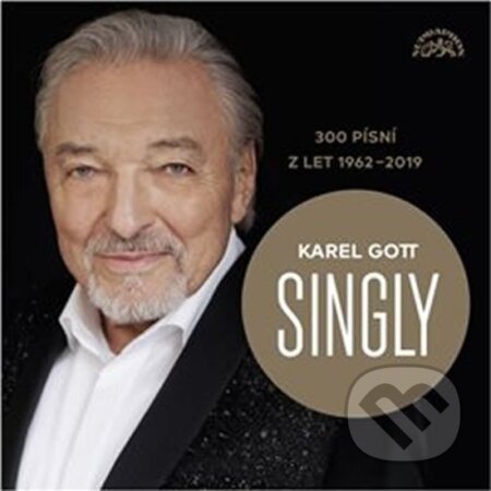 Hudební CD: Karel Gott: Singly (300 písní z let 1962-2019) (Supraphon). Supraphon, 2019 Hudební CD: Karel Gott: Singly (300 písní z let 1962-2019) (Supraphon). Supraphon, 2019
