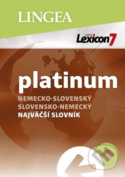 Lexicon 7 Platinum: Nemecko-slovenský a slovensko nemecký najväčší slovník (Lingea). Lingea, 2019 Lexicon 7 Platinum: Nemecko-slovenský a slovensko nemecký najväčší slovník (Lingea). Lingea, 2019