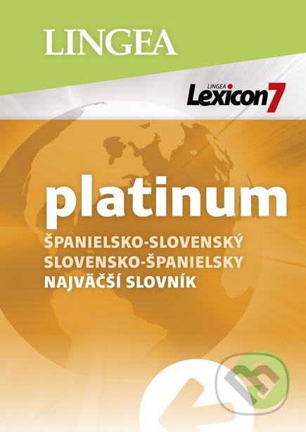 Lexicon 7 Platinum: Španielsko-slovenský a slovensko-španielský najväčší slovník (Lingea). Lingea, 2019 Lexicon 7 Platinum: Španielsko-slovenský a slovensko-španielský najväčší slovník (Lingea). Lingea, 2019