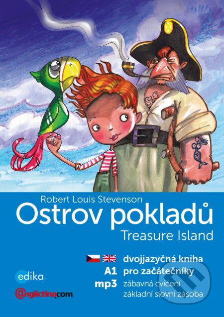 E-kniha: Ostrov pokladů / Treasure Island (Robert Louis Stevenson). Edika, 2016 E-kniha: Ostrov pokladů / Treasure Island (Robert Louis Stevenson). Edika, 2016