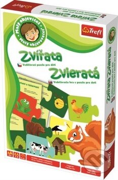 Společenská hra: Edukační hra Malý objevitel Zvířátka (Trefl). Trefl, 2018 Společenská hra: Edukační hra Malý objevitel Zvířátka (Trefl). Trefl, 2018