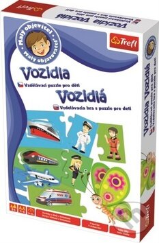 Společenská hra: Edukačná hra: Malý objaviteľ - Vozidlá (Trefl). Trefl, 2018 Společenská hra: Edukačná hra: Malý objaviteľ - Vozidlá (Trefl). Trefl, 2018