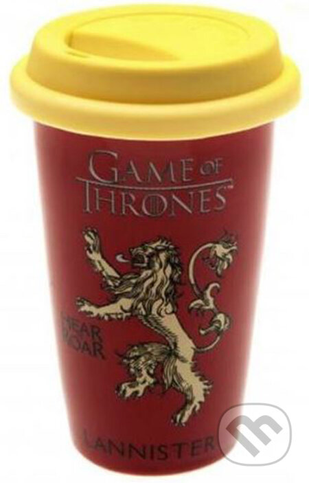 Keramický cestovný hrnček Game of Thrones: House Lannister (Fantasy). Fantasy, 2017 Keramický cestovný hrnček Game of Thrones: House Lannister (Fantasy). Fantasy, 2017