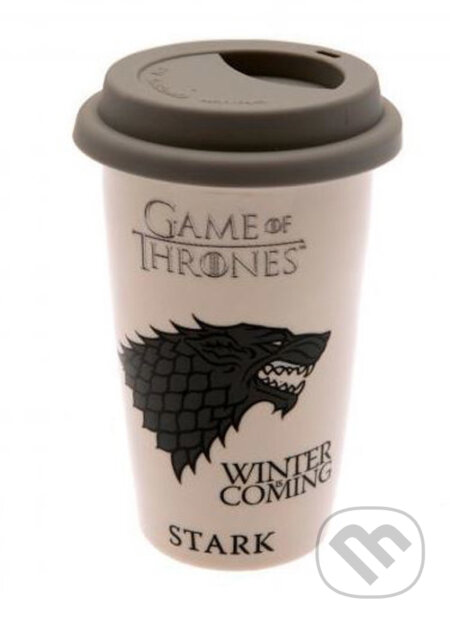 Keramický cestovný hrnček Game of Thrones: House Stark (Game of Thrones). Game of Thrones, 2018 Keramický cestovný hrnček Game of Thrones: House Stark (Game of Thrones). Game of Thrones, 2018