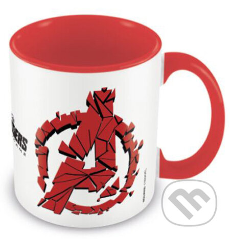 Keramický hrnček Marvel / Avengers Endgame: Shattered Logo Red (Avengers Endgam). Avengers Endgam, 2019 Keramický hrnček Marvel / Avengers Endgame: Shattered Logo Red (Avengers Endgam). Avengers Endgam, 2019