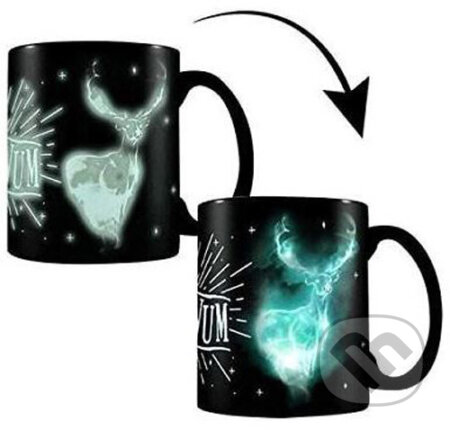Keramický svietiaci a meniaci sa hrnček Harry Potter: Expecto Patronum Svítící ve tmě (Harry Potter). Harry Potter, 2018 Keramický svietiaci a meniaci sa hrnček Harry Potter: Expecto Patronum Svítící ve tmě (Harry Potter). Harry Potter, 2018
