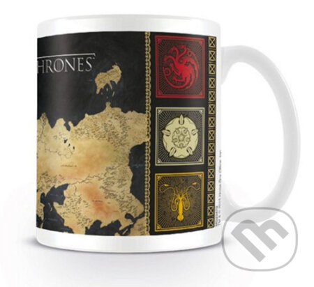 Keramický hrnček Game of Thrones: Mapa (Fantasy). Fantasy, 2015 Keramický hrnček Game of Thrones: Mapa (Fantasy). Fantasy, 2015