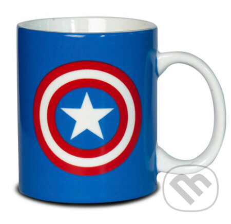 Keramický hrnček DC Comics/Captain America: Logo Shield, Captain America, 2017