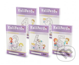 Kniha: Kuliferdo - vývinové poruchy učenia - číselká (súbor 5 pracovných zošitov) (Barbora Kováčová, Mária Tekelová a Michaela Hanáková). Raabe, 2019 Kniha: Kuliferdo - vývinové poruchy učenia - číselká (súbor 5 pracovných zošitov) (Barbora Kováčová, Mária Tekelová a Michaela Hanáková). Raabe, 2019