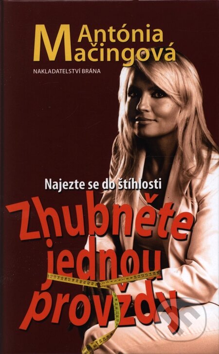 Kniha: Zhubněte jednou provždy (Antónia Mačingová). Brána, 2009 Kniha: Zhubněte jednou provždy (Antónia Mačingová). Brána, 2009