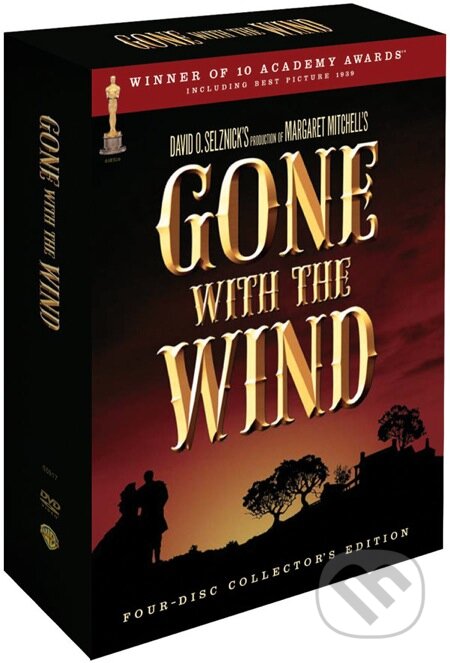 Film: Odviate vetrom 4-disková zberateľská edícia (Victor Fleming) (DVD). Magicbox, 1939 Film: Odviate vetrom 4-disková zberateľská edícia (Victor Fleming) (DVD). Magicbox, 1939
