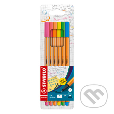STABILO point 88 6 ks Púzdro "Neon" (STABILO). STABILO, 2019 STABILO point 88 6 ks Púzdro "Neon" (STABILO). STABILO, 2019
