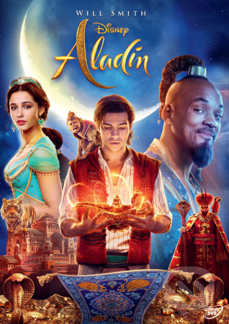 Film: Aladin (Richard MacAndrew, Cathy Lawday, Ron Clements, John Musker a Guy Ritchie) (DVD). Magicbox, 2019 Film: Aladin (Richard MacAndrew, Cathy Lawday, Ron Clements, John Musker a Guy Ritchie) (DVD). Magicbox, 2019