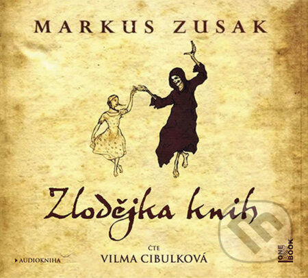 Audiokniha: Zlodějka knih (audiokniha) (Markus Zusak a Vilma Cibulková). OneHotBook, 2019 Audiokniha: Zlodějka knih (audiokniha) (Markus Zusak a Vilma Cibulková). OneHotBook, 2019