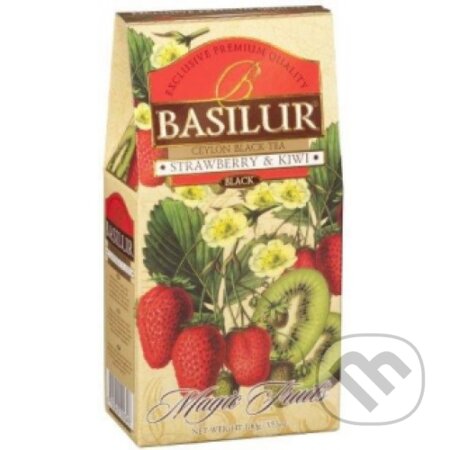 Kávy a čaje: BASILUR Magic Strawberry & Kiwi (Bio - Racio). Bio - Racio, 2019 Kávy a čaje: BASILUR Magic Strawberry & Kiwi (Bio - Racio). Bio - Racio, 2019