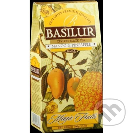 Kávy a čaje: BASILUR Magic Mango & Pineapple (Bio - Racio). Bio - Racio, 2019 Kávy a čaje: BASILUR Magic Mango & Pineapple (Bio - Racio). Bio - Racio, 2019