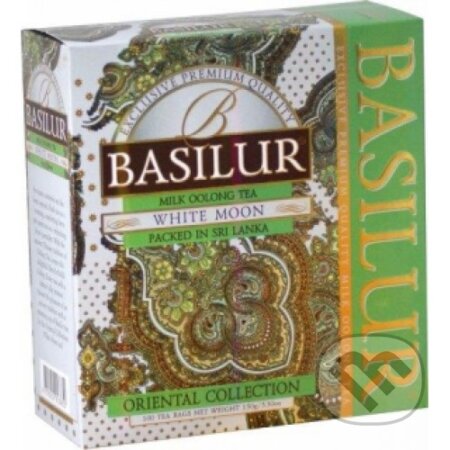 Kávy a čaje: BASILUR Orient White Moon (Bio - Racio). Bio - Racio, 2019 Kávy a čaje: BASILUR Orient White Moon (Bio - Racio). Bio - Racio, 2019