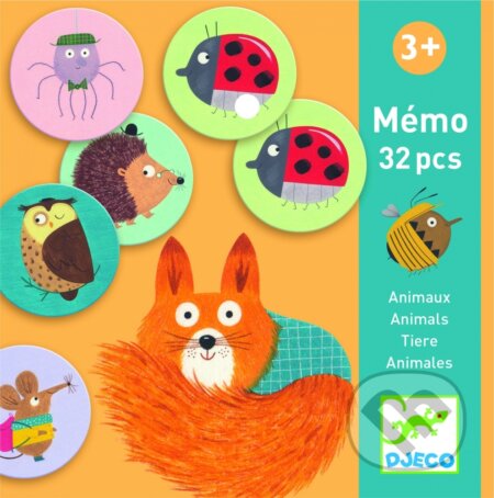 Spoločenská hra: Pexeso - Zvieratká (Djeco). Djeco, 2019 Spoločenská hra: Pexeso - Zvieratká (Djeco). Djeco, 2019