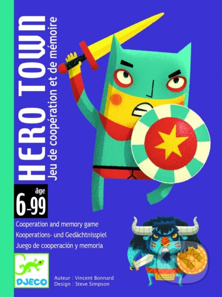 Spoločenská hra: Hero Town (Mesto hrdinov) (Djeco). Djeco, 2019 Spoločenská hra: Hero Town (Mesto hrdinov) (Djeco). Djeco, 2019