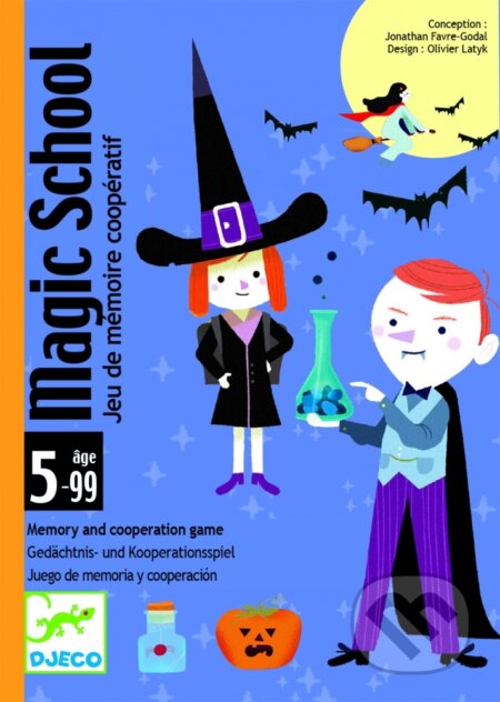 Spoločenská hra: Magic school (Čarodejnícka škola) (Djeco). Djeco, 2019 Spoločenská hra: Magic school (Čarodejnícka škola) (Djeco). Djeco, 2019