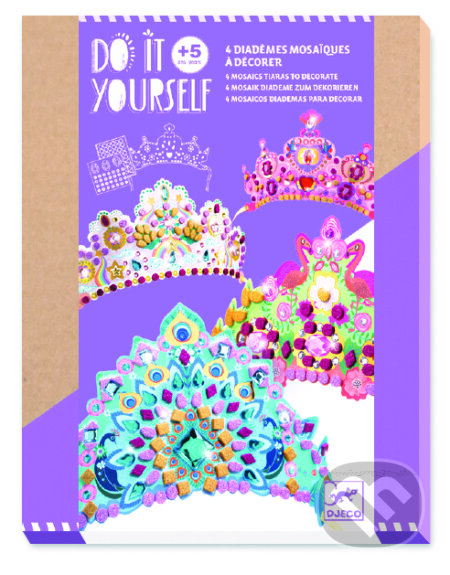 Spoločenská hra: DIY: Ako princezná - vytvor si korunky z mozaiky (Djeco). Djeco, 2019 Spoločenská hra: DIY: Ako princezná - vytvor si korunky z mozaiky (Djeco). Djeco, 2019