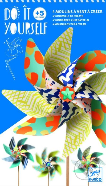 Spoločenská hra: DIY: Vrtuľky – Pop (Djeco). Djeco, 2019 Spoločenská hra: DIY: Vrtuľky – Pop (Djeco). Djeco, 2019