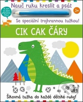 Kniha: Nauč ruku kreslit a psát: Cik cak čáry (Jiří Models). Jiří Models, 2019 Kniha: Nauč ruku kreslit a psát: Cik cak čáry (Jiří Models). Jiří Models, 2019