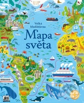 Kniha: Velká bludišťárna: Mapa světa (Jiří Models). Jiří Models, 2018 Kniha: Velká bludišťárna: Mapa světa (Jiří Models). Jiří Models, 2018