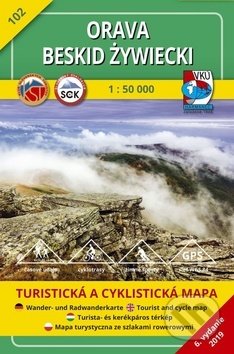 Orava Beskid Źywiecki 1:50 000 - Turistická a cyklistická mapa (Názov: Orava 1:50 000). VKÚ Harmanec, 2019 Orava Beskid Źywiecki 1:50 000 - Turistická a cyklistická mapa (Názov: Orava 1:50 000). VKÚ Harmanec, 2019