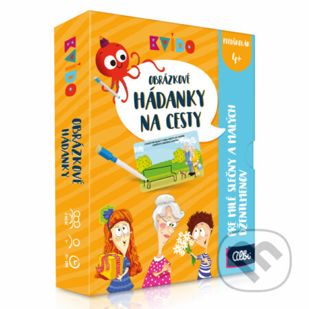 Kniha: Kvído Hádanky na cesty: Pre milé slečny a malých džentlmenov (Albi). Albi, 2019 Kniha: Kvído Hádanky na cesty: Pre milé slečny a malých džentlmenov (Albi). Albi, 2019