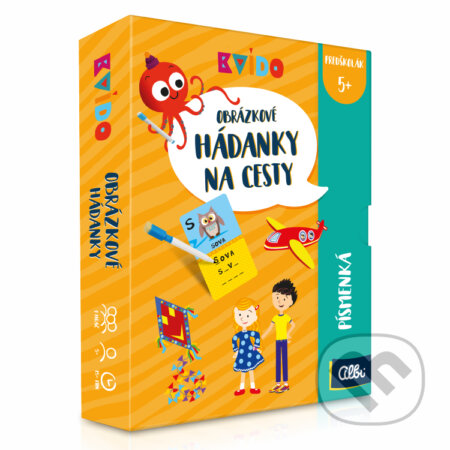 Kniha: Kvído Hádanky na cesty písmenká (Albi). Albi, 2019 Kniha: Kvído Hádanky na cesty písmenká (Albi). Albi, 2019