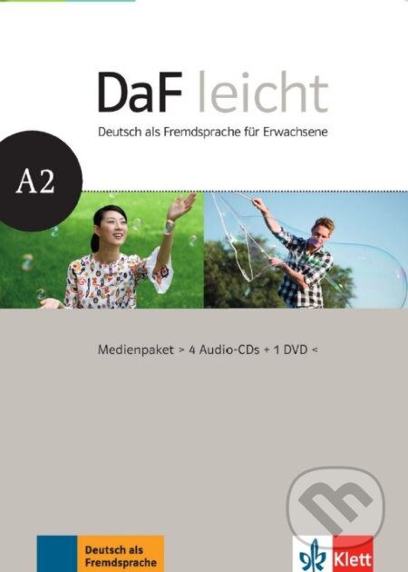 Audiokniha: DAF Leicht A2 - Medienpaket (4 CD + DVD) (Joachim Becker a Matthias Merkelbach). Klett, 2015 Audiokniha: DAF Leicht A2 - Medienpaket (4 CD + DVD) (Joachim Becker a Matthias Merkelbach). Klett, 2015