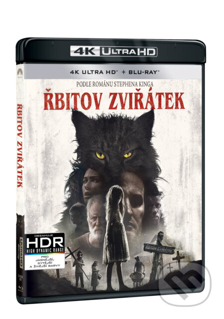 Film: Řbitov zviřátek Ultra HD Blu-ray (Pet Semetary, Pet Sematar, Dennis Widmyer a Kevin Kölsch) (UltraHDBlu-ray). Magicbox, 2019 Film: Řbitov zviřátek Ultra HD Blu-ray (Pet Semetary, Pet Sematar, Dennis Widmyer a Kevin Kölsch) (UltraHDBlu-ray). Magicbox, 2019