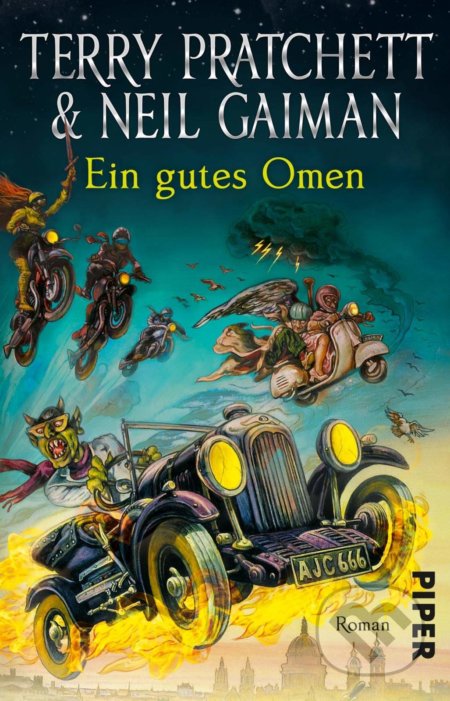 Kniha: Ein gutes Omen (Neil Gaiman a Terry Pratchett). Piper, 2018 Kniha: Ein gutes Omen (Neil Gaiman a Terry Pratchett). Piper, 2018