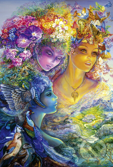 Puzzle: Tri grácie (Josephine Wall). Schmidt Puzzle: Tri grácie (Josephine Wall). Schmidt