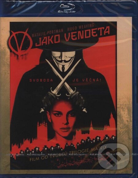 Film: V ako Vendeta (James McTeigue) (DVD). Magicbox, 2008 Film: V ako Vendeta (James McTeigue) (DVD). Magicbox, 2008