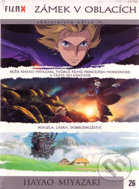 Film: Zámok v oblakoch (Hayao Miyazaki) (DVD). Hollywood, 2004 Film: Zámok v oblakoch (Hayao Miyazaki) (DVD). Hollywood, 2004
